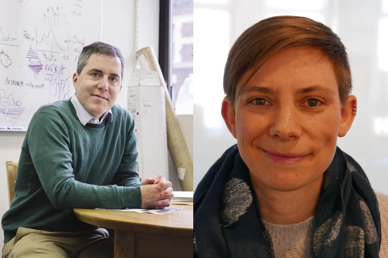 Brian Mailloux headshot (left) and Elizabeth Cook headshot (right)
